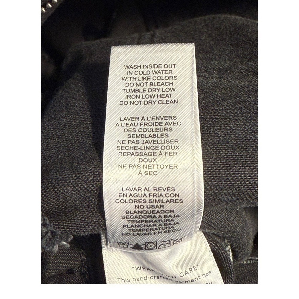 Black Short-Sleeve Denim Jumpsuit - Picture 5 of 7